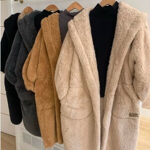 New Design Nordic Beach Long Body Wrap in Cafe Latte